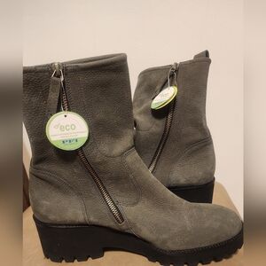 Paul Green Gray Ankle Boots